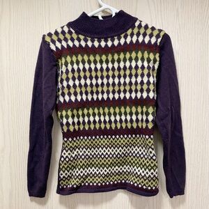 Vintage Retro G2000 Size S Women’s Purple Pullover Sweater